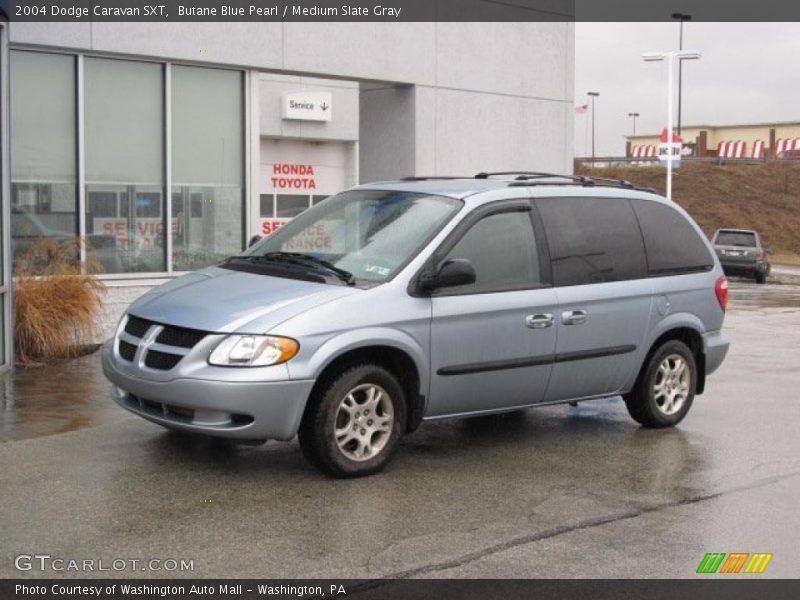 Butane Blue Pearl / Medium Slate Gray 2004 Dodge Caravan SXT