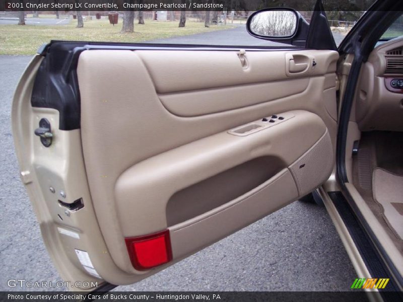 Door Panel of 2001 Sebring LX Convertible