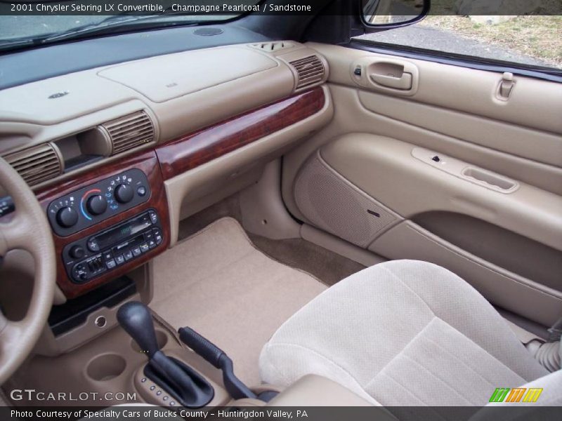  2001 Sebring LX Convertible Sandstone Interior