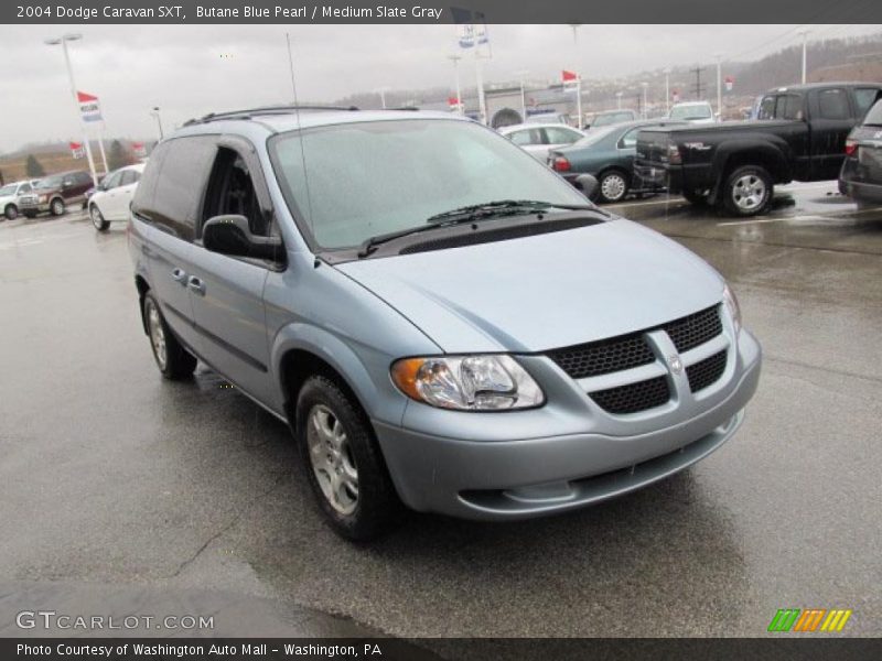 Butane Blue Pearl / Medium Slate Gray 2004 Dodge Caravan SXT