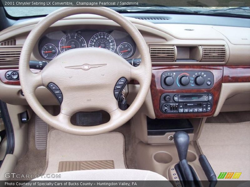 Dashboard of 2001 Sebring LX Convertible