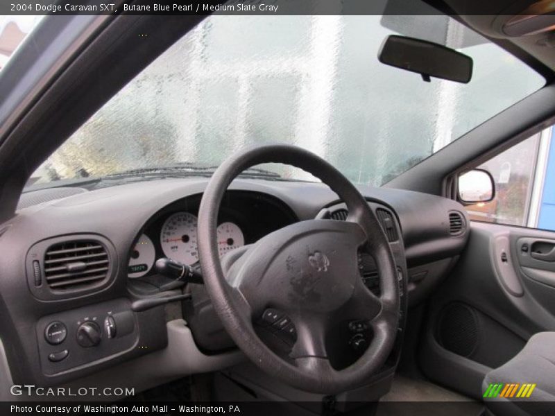 Butane Blue Pearl / Medium Slate Gray 2004 Dodge Caravan SXT