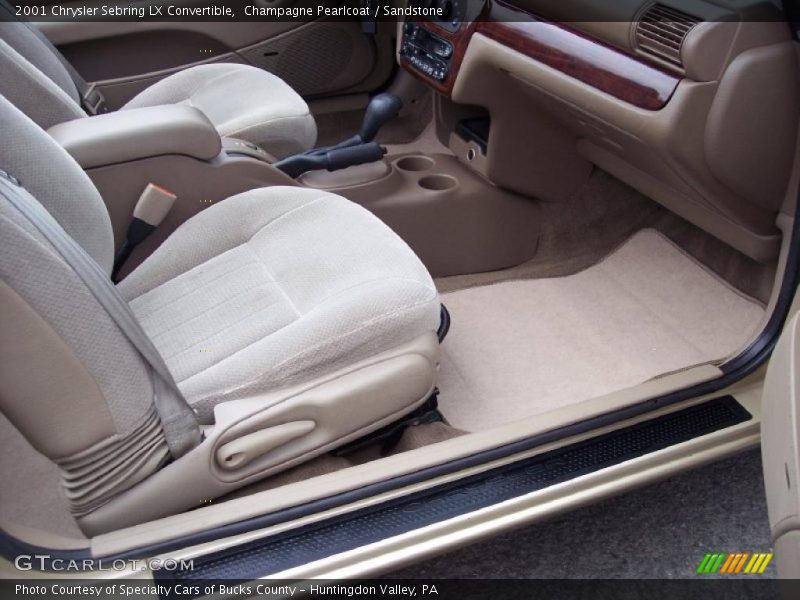  2001 Sebring LX Convertible Sandstone Interior