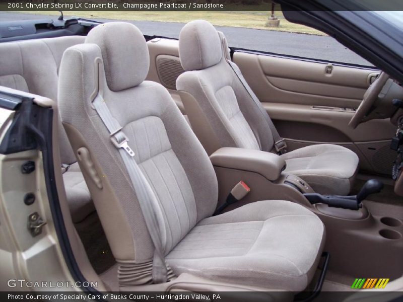  2001 Sebring LX Convertible Sandstone Interior