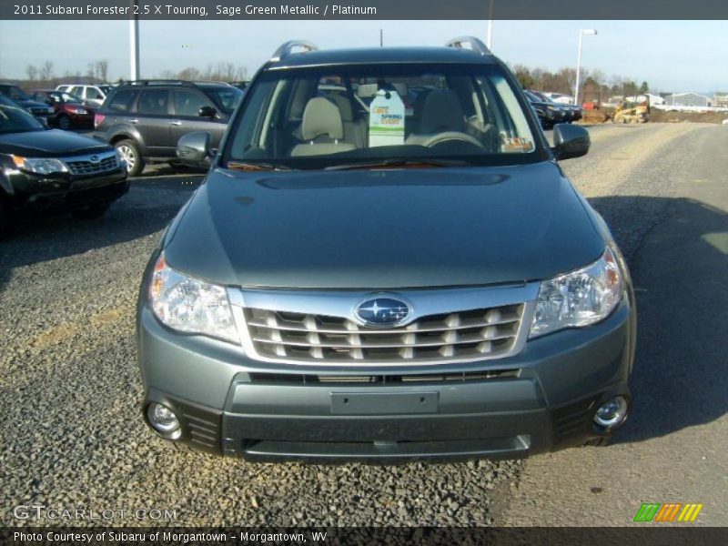 Sage Green Metallic / Platinum 2011 Subaru Forester 2.5 X Touring