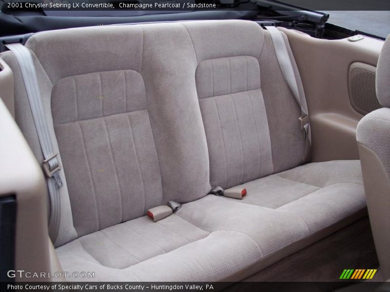  2001 Sebring LX Convertible Sandstone Interior