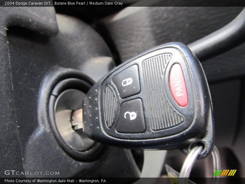 Butane Blue Pearl / Medium Slate Gray 2004 Dodge Caravan SXT