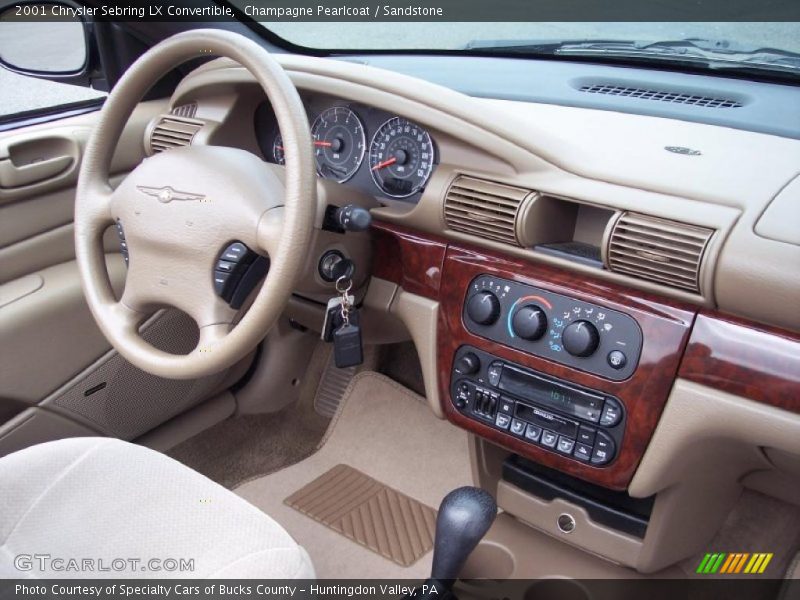 Dashboard of 2001 Sebring LX Convertible