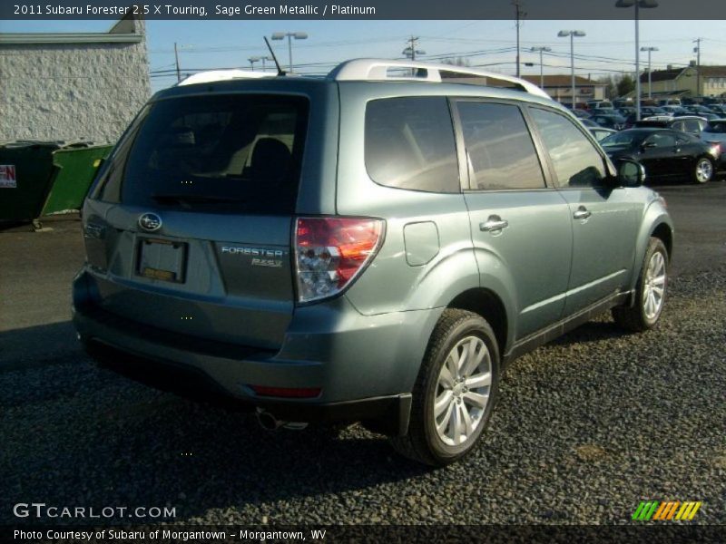 Sage Green Metallic / Platinum 2011 Subaru Forester 2.5 X Touring