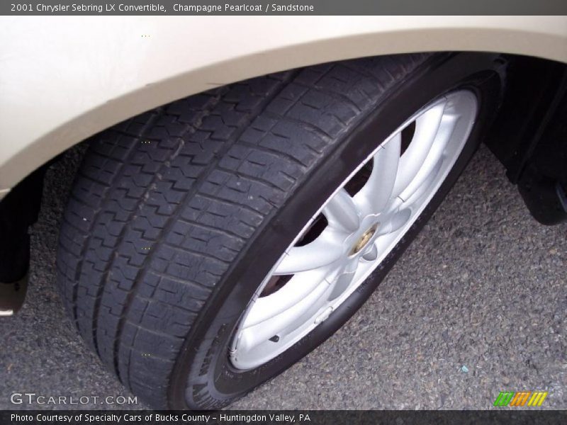Champagne Pearlcoat / Sandstone 2001 Chrysler Sebring LX Convertible
