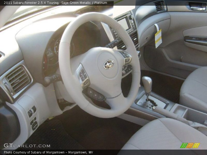 Sage Green Metallic / Platinum 2011 Subaru Forester 2.5 X Touring