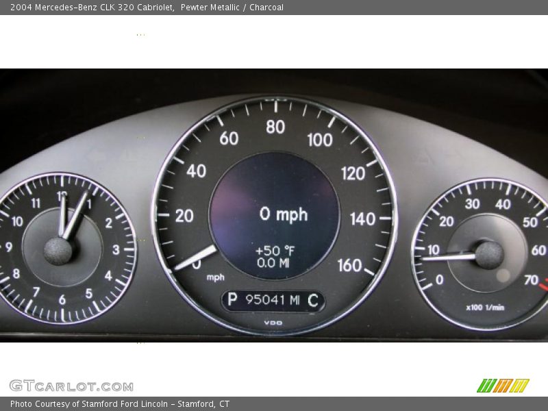  2004 CLK 320 Cabriolet 320 Cabriolet Gauges