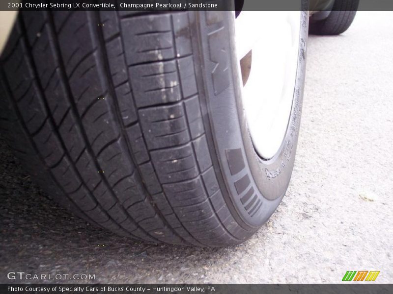 Champagne Pearlcoat / Sandstone 2001 Chrysler Sebring LX Convertible