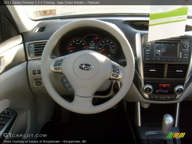 Sage Green Metallic / Platinum 2011 Subaru Forester 2.5 X Touring
