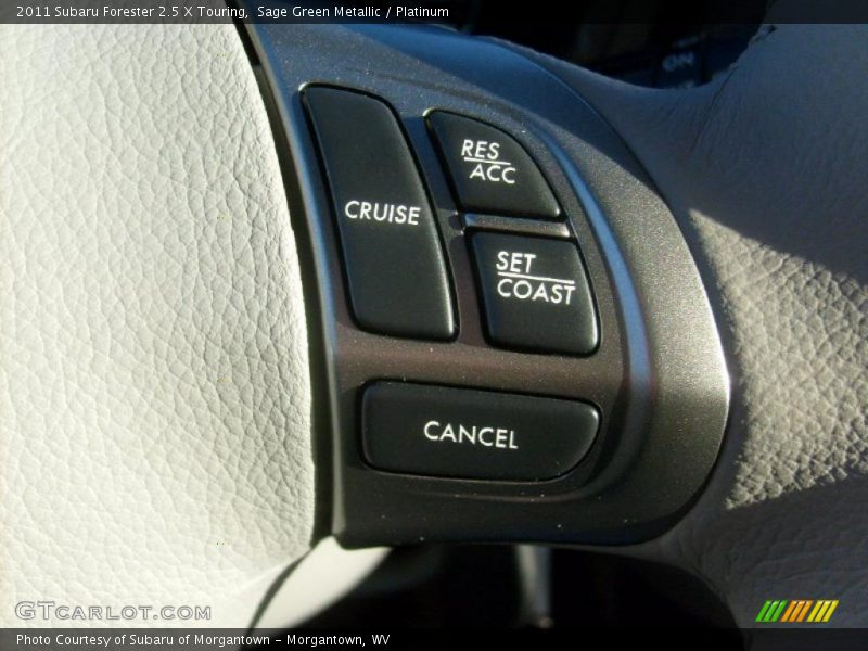 Sage Green Metallic / Platinum 2011 Subaru Forester 2.5 X Touring