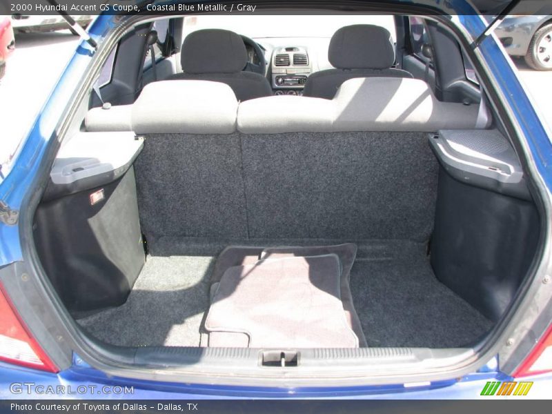 Coastal Blue Metallic / Gray 2000 Hyundai Accent GS Coupe