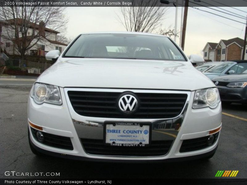 Candy White / Cornsilk Beige 2010 Volkswagen Passat Komfort Sedan