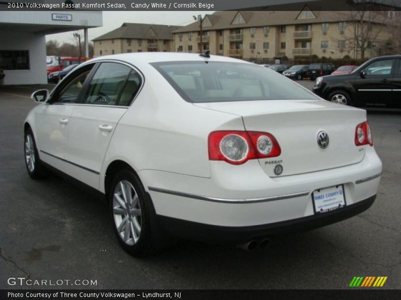 Candy White / Cornsilk Beige 2010 Volkswagen Passat Komfort Sedan