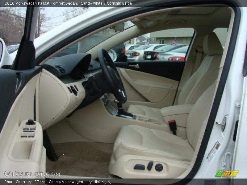 Candy White / Cornsilk Beige 2010 Volkswagen Passat Komfort Sedan