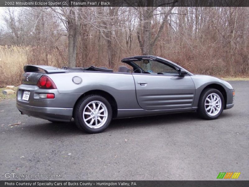 Titanium Pearl / Black 2002 Mitsubishi Eclipse Spyder GS