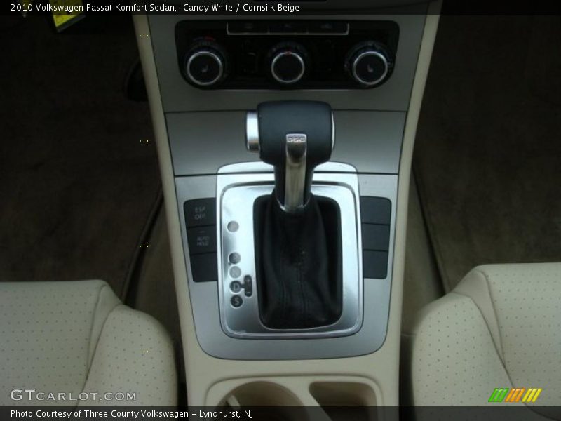  2010 Passat Komfort Sedan 6 Speed Tiptronic DSG Dual-Clutch Automatic Shifter