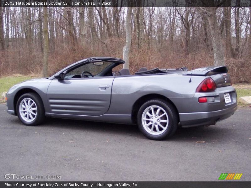 Titanium Pearl / Black 2002 Mitsubishi Eclipse Spyder GS