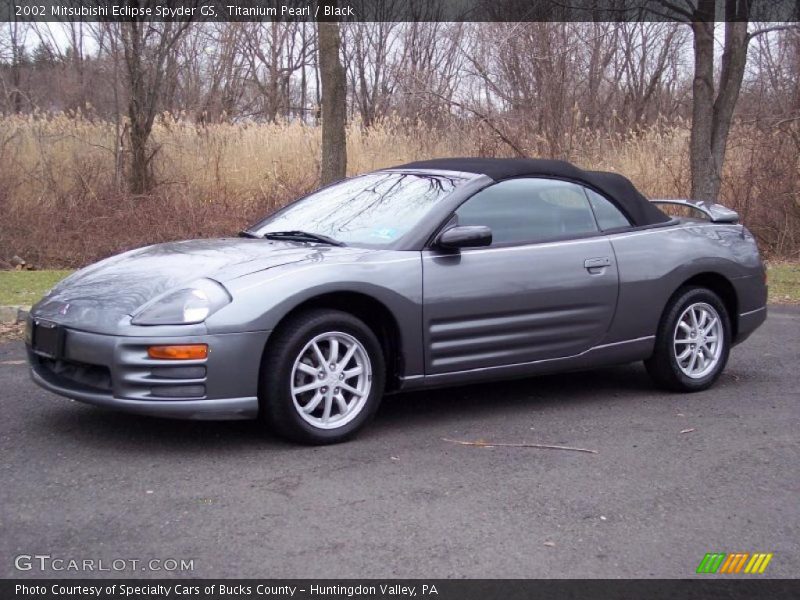 Titanium Pearl / Black 2002 Mitsubishi Eclipse Spyder GS