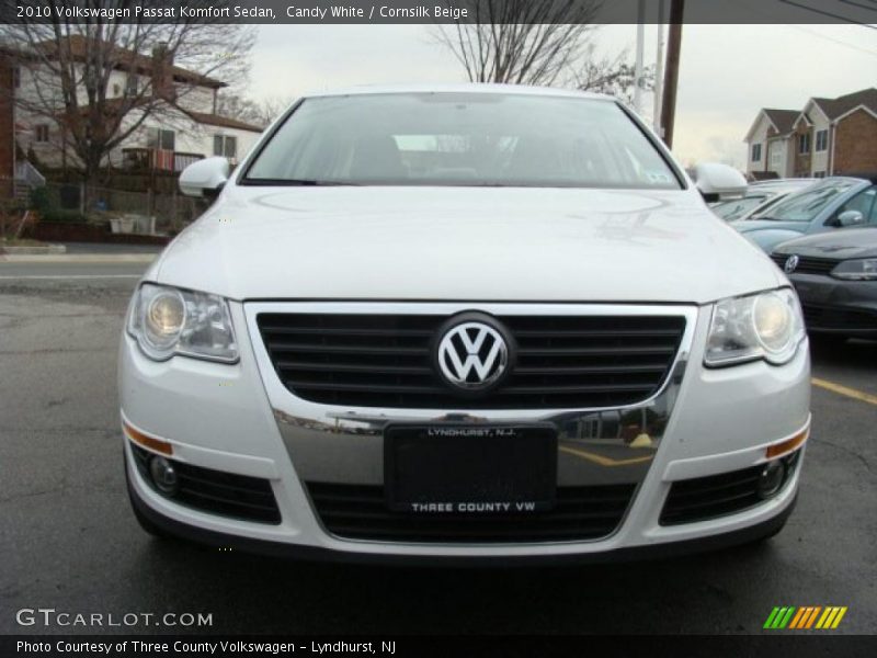 Candy White / Cornsilk Beige 2010 Volkswagen Passat Komfort Sedan