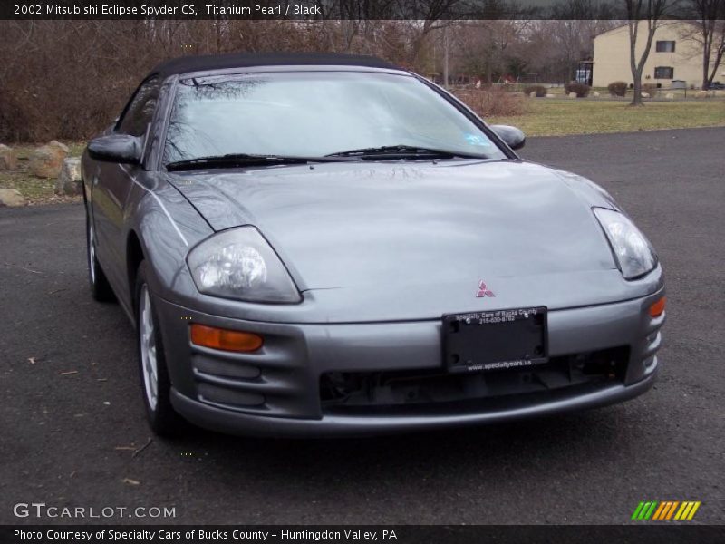 Titanium Pearl / Black 2002 Mitsubishi Eclipse Spyder GS