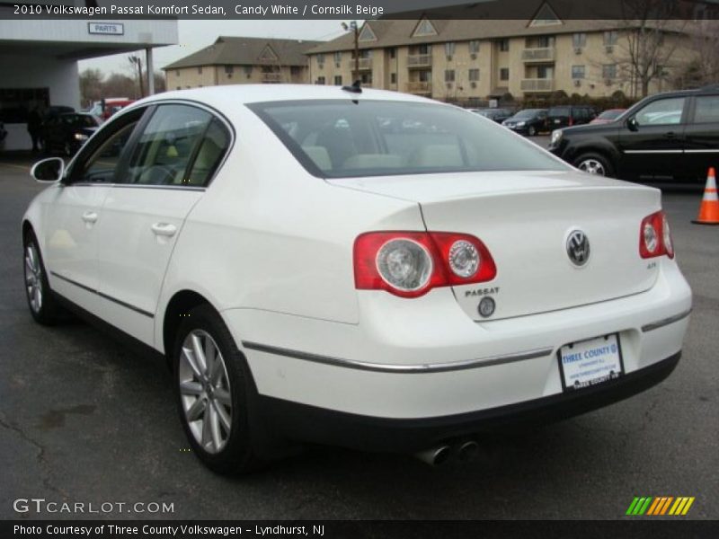 Candy White / Cornsilk Beige 2010 Volkswagen Passat Komfort Sedan