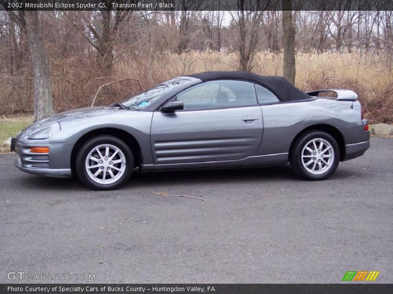Titanium Pearl / Black 2002 Mitsubishi Eclipse Spyder GS