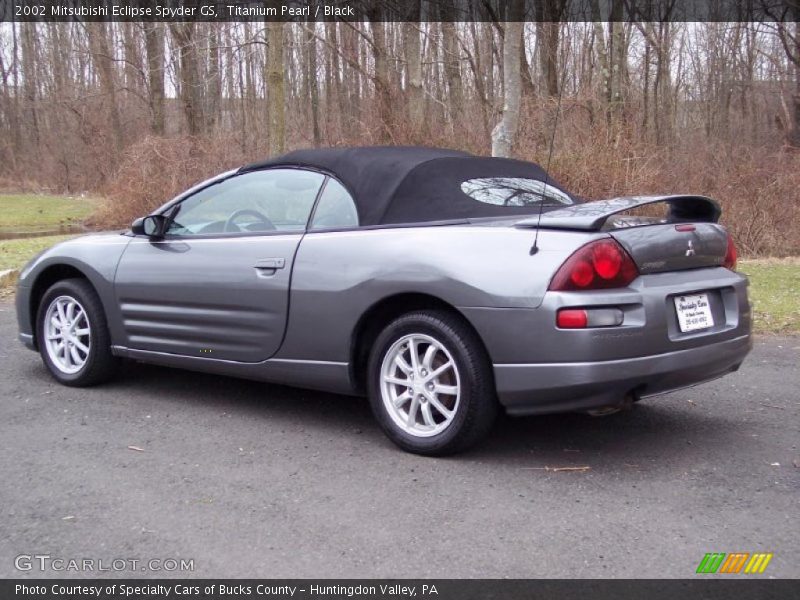 Titanium Pearl / Black 2002 Mitsubishi Eclipse Spyder GS