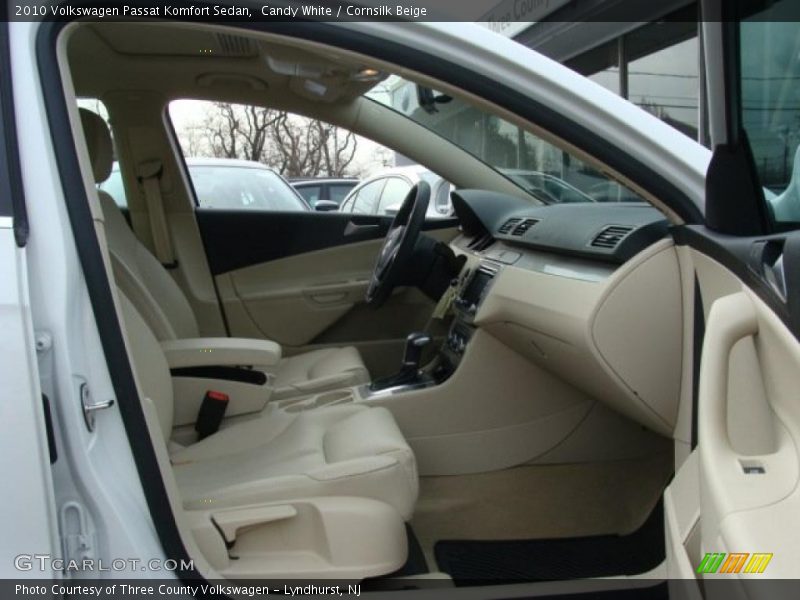Candy White / Cornsilk Beige 2010 Volkswagen Passat Komfort Sedan