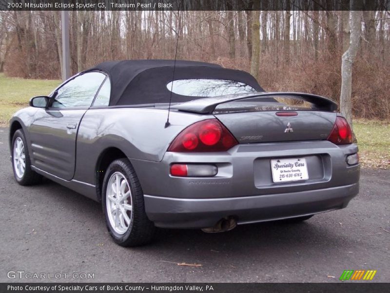 Titanium Pearl / Black 2002 Mitsubishi Eclipse Spyder GS