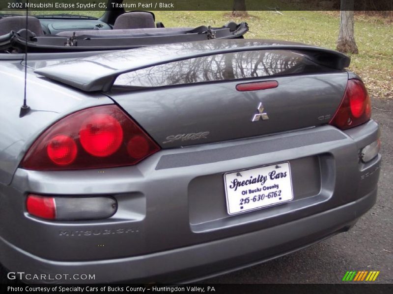 Titanium Pearl / Black 2002 Mitsubishi Eclipse Spyder GS