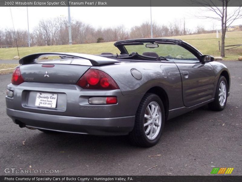 Titanium Pearl / Black 2002 Mitsubishi Eclipse Spyder GS