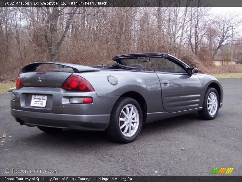 Titanium Pearl / Black 2002 Mitsubishi Eclipse Spyder GS