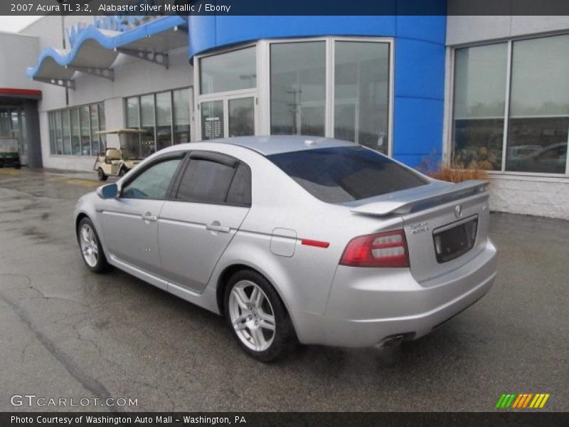Alabaster Silver Metallic / Ebony 2007 Acura TL 3.2