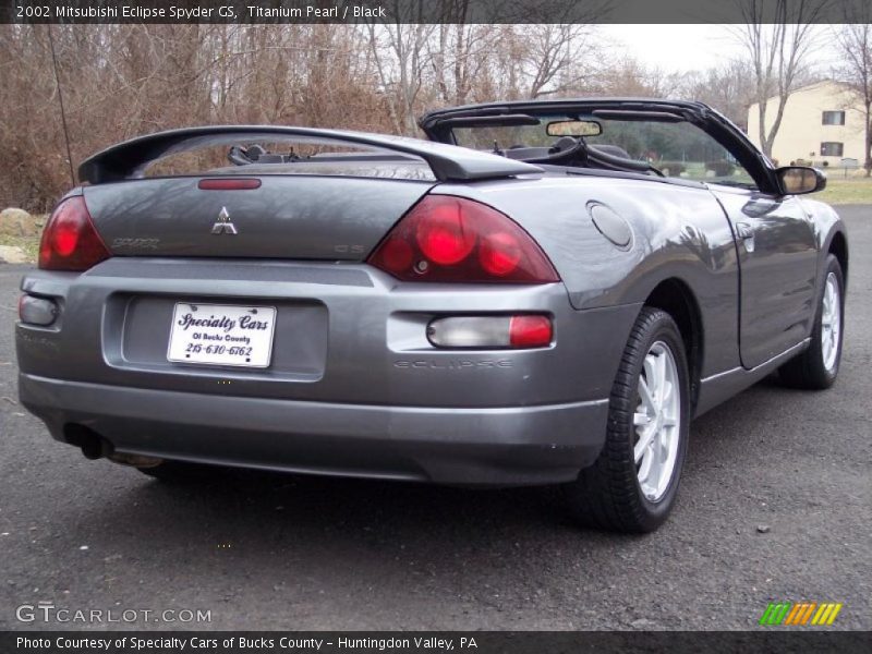 Titanium Pearl / Black 2002 Mitsubishi Eclipse Spyder GS