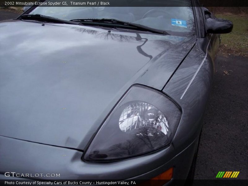 Titanium Pearl / Black 2002 Mitsubishi Eclipse Spyder GS