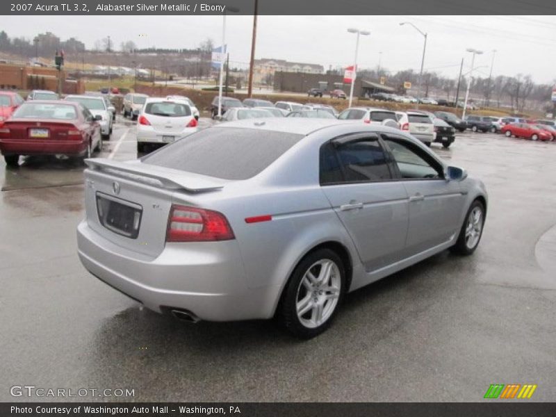 Alabaster Silver Metallic / Ebony 2007 Acura TL 3.2