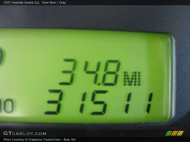 Silver Blue / Gray 2007 Hyundai Sonata GLS