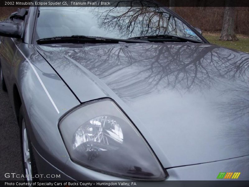 Titanium Pearl / Black 2002 Mitsubishi Eclipse Spyder GS