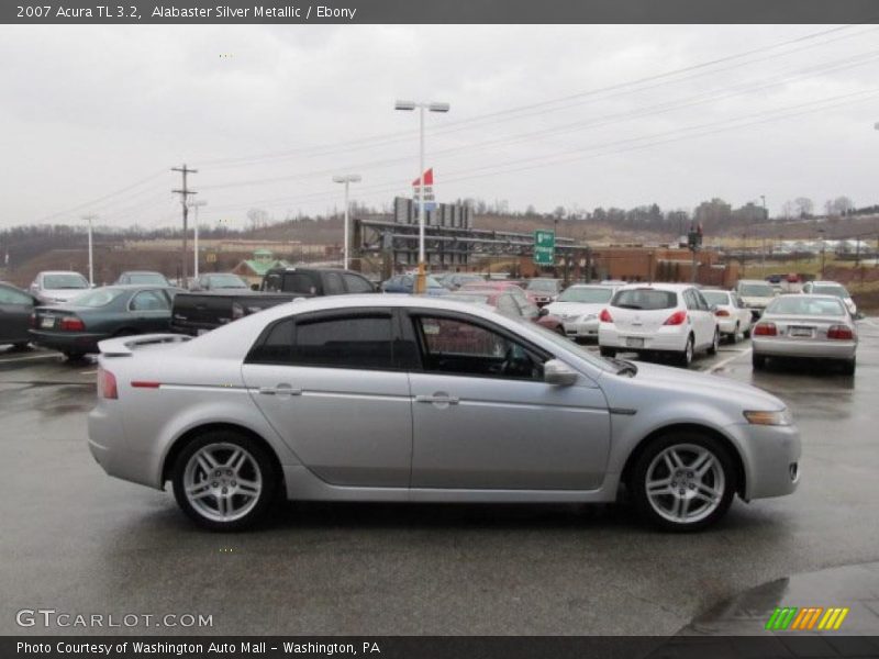 Alabaster Silver Metallic / Ebony 2007 Acura TL 3.2
