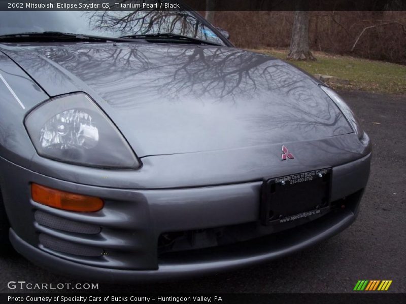 Titanium Pearl / Black 2002 Mitsubishi Eclipse Spyder GS