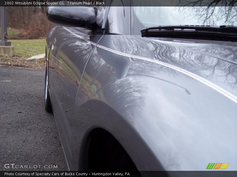 Titanium Pearl / Black 2002 Mitsubishi Eclipse Spyder GS