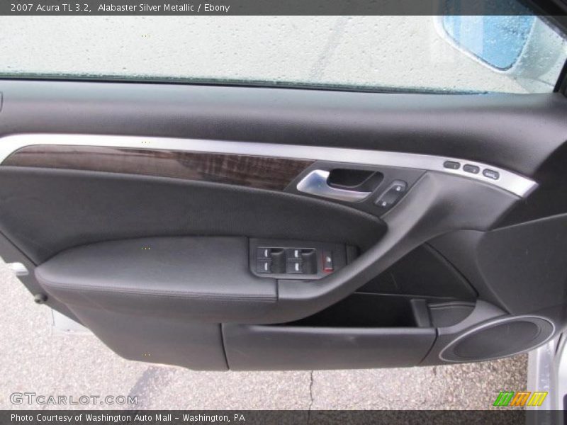 Alabaster Silver Metallic / Ebony 2007 Acura TL 3.2