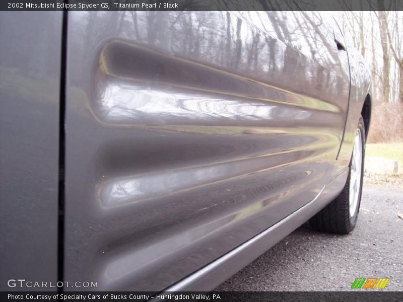 Titanium Pearl / Black 2002 Mitsubishi Eclipse Spyder GS