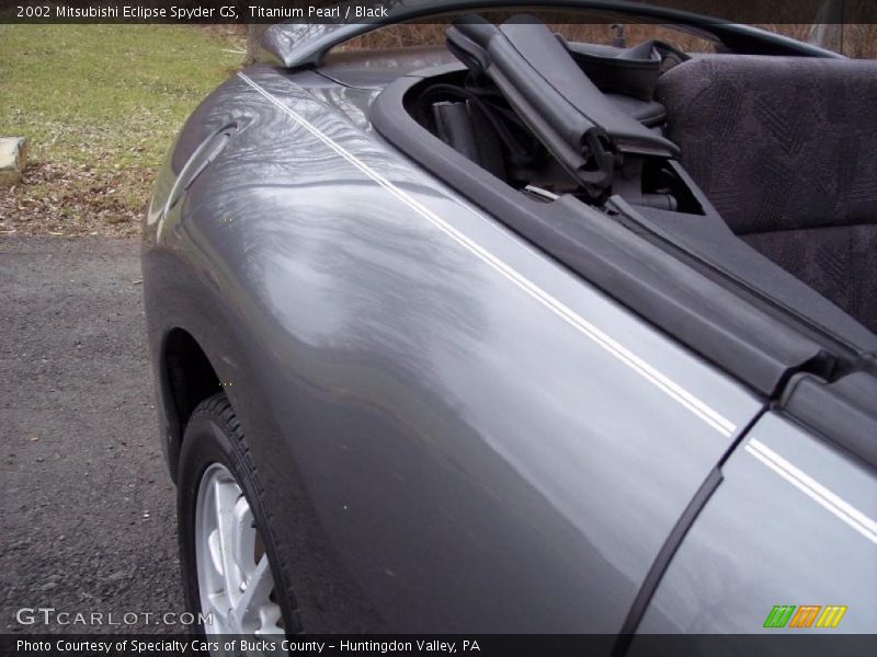 Titanium Pearl / Black 2002 Mitsubishi Eclipse Spyder GS