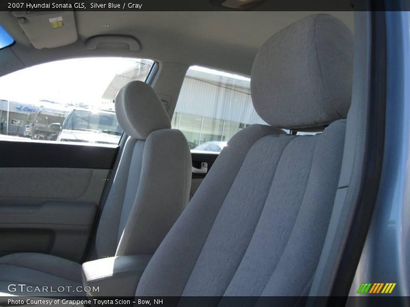 Silver Blue / Gray 2007 Hyundai Sonata GLS